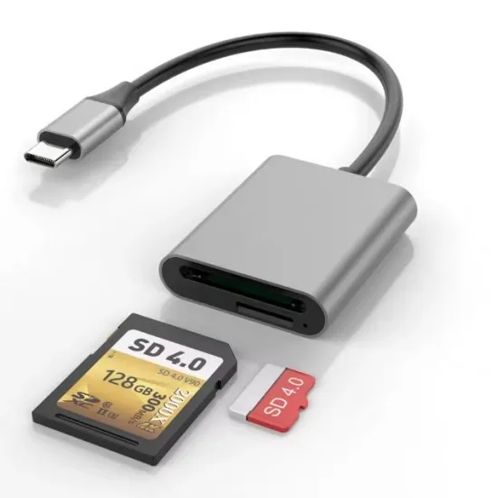 Cellera 2 in 1 Type-C Card Reader