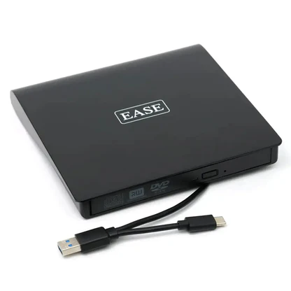 Dvd Re/Write Portable Mobile External  Usb 3.0 With Type-C And Usb Cable Connection