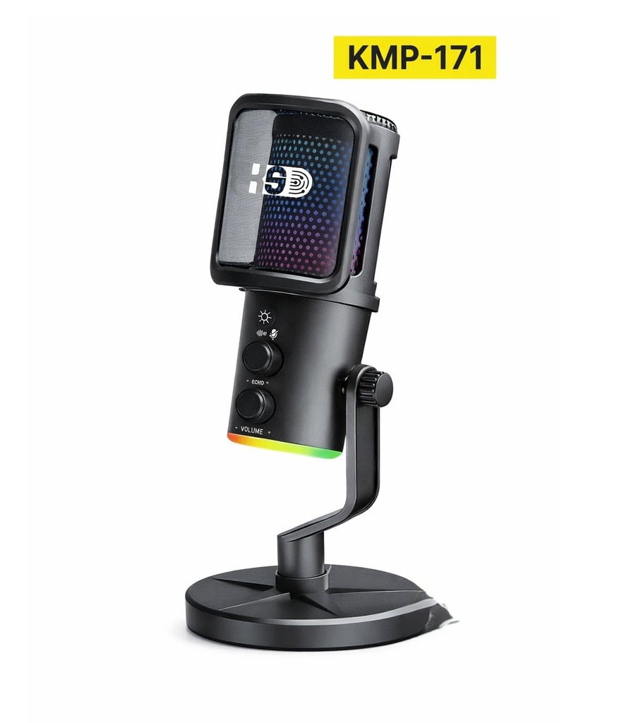 KOOSDA RGB Desktop Microphone KMP-171 Wireless Microphone