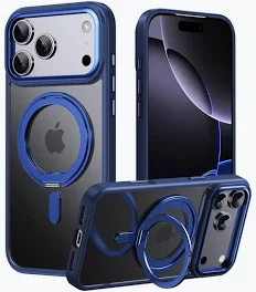 Lenyes ECLAT Cover Magsafe With Ring iPhone 17/18 Promax Blue