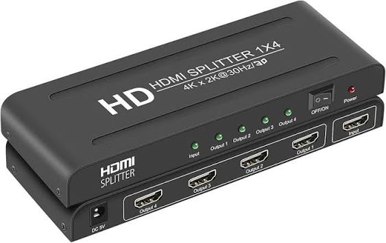 HDTV 4K 1*4 Splitter