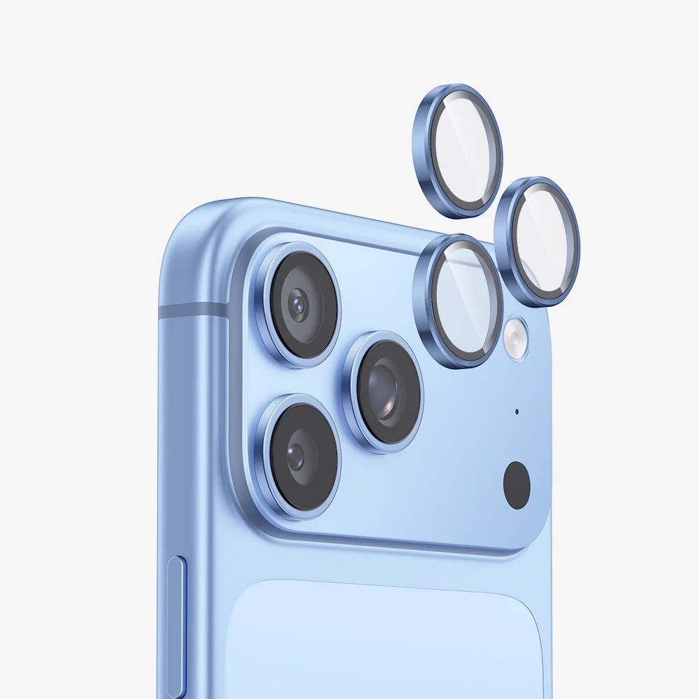 iCover 18 Pro Max Blue Lens Clear Frame