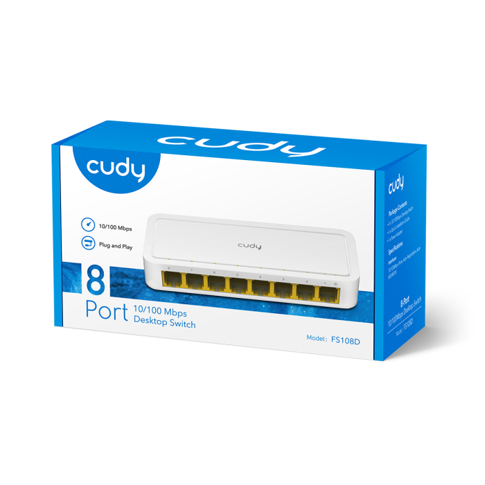Switch Cudy 8 Port 10/100 Mbps