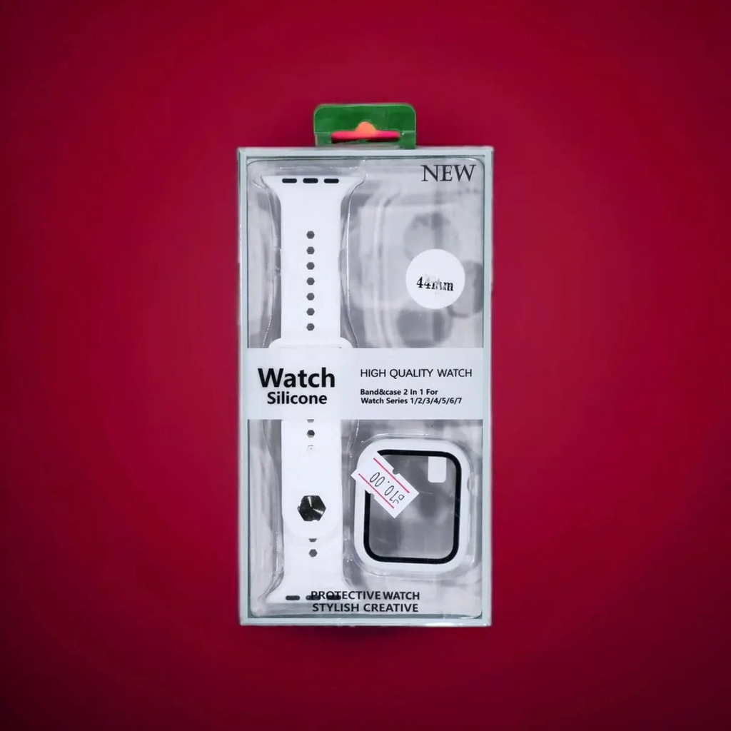 Watch Silicone 45mm 2 in 1 Cover + Belt