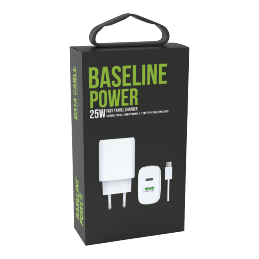 Baseline 25w Type-C To Type-C Charger 2 Slots 