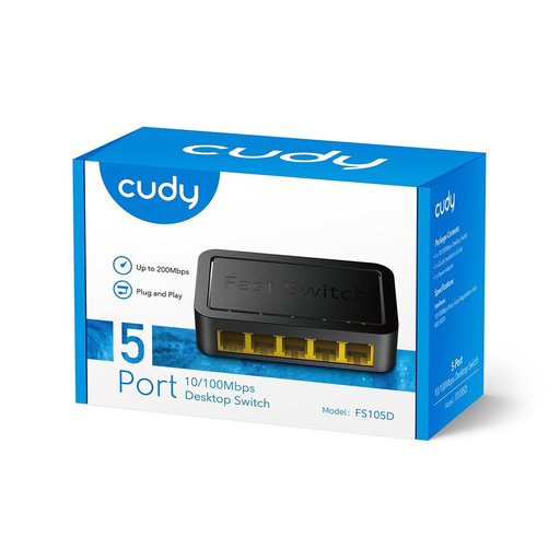 Switch Cudy 5 Port 10/100 Mbps 