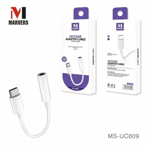 Marvers Adapter Type-C To AUX 3.5mm
