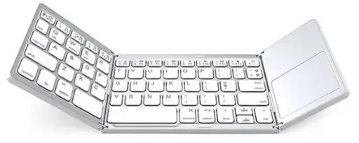 Foldable BlueTooth Keyboard Arabic With TouchPad