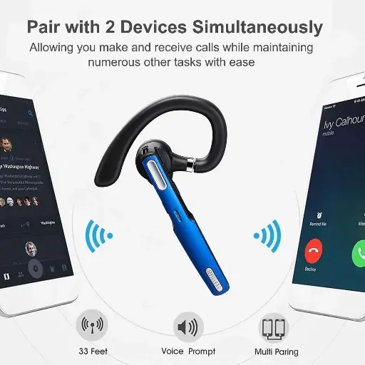 Coral Clip On EarPhones 