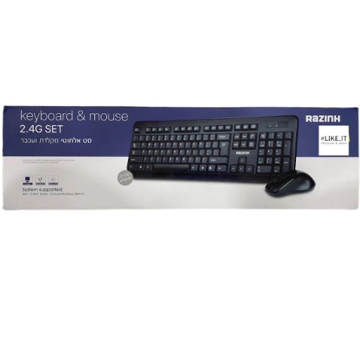 Razink 2.4G Wireless Keyboard  + Mouse 