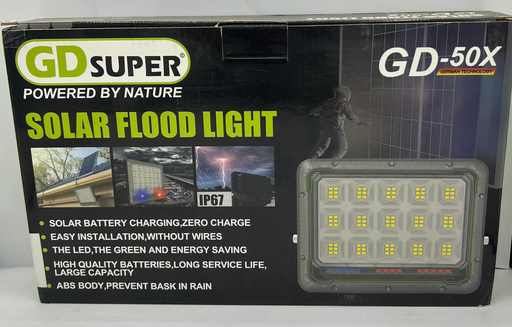 LED projector 50W rechargeable 5500MAH Including Remote Control GD 50X