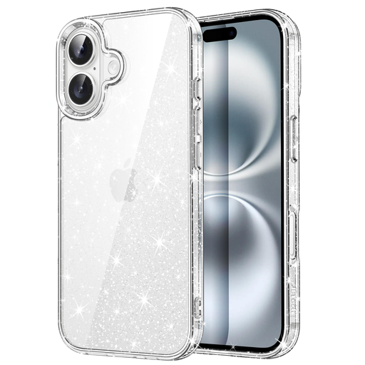 Grip Case Crystal Glitter iPhone 16 6.1 Clear