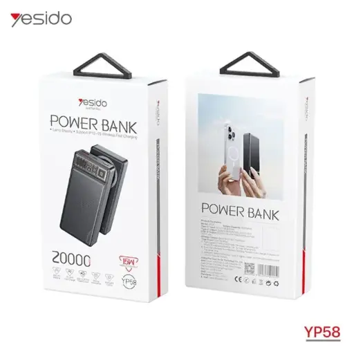 Yesido Power Bank Wireless Fast Charging YP58