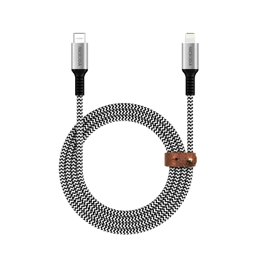 Microdia ExeCable Steel PD 60W USB-C To Lightning Gold 1.3m