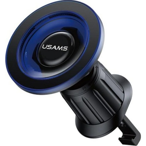 Usams Car Holder ZJ081 Magnetic for Air Vent BlueZapytaj ChatGPT, Supporto per Smartphone, Blu