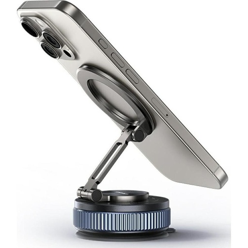 Usams ZJ084 Phone Holder Magnetic Tarnish, Supporto per Smartphone, Nero